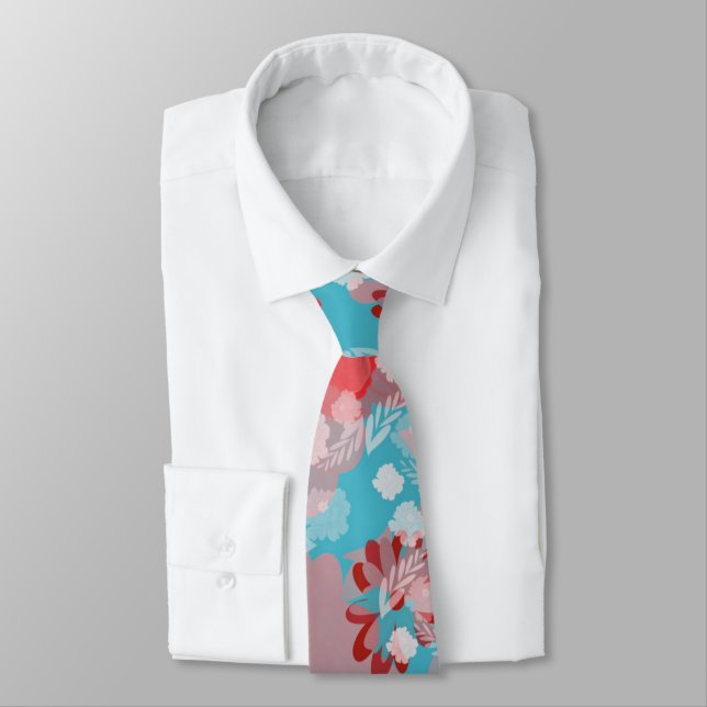 Flowers Tie (Tied)