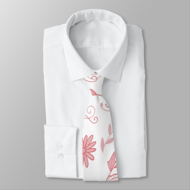 Flowers Tie (Tied)