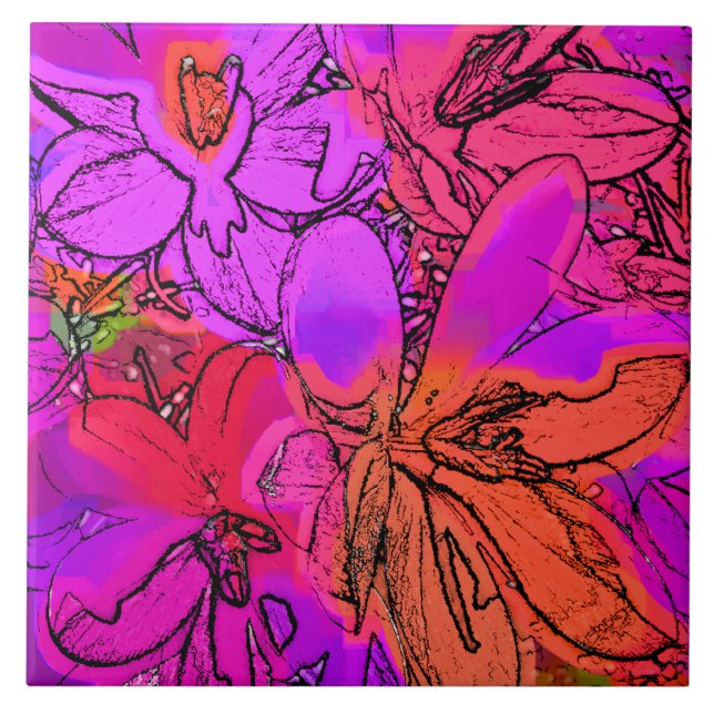 FLOWERS TILE (Front)