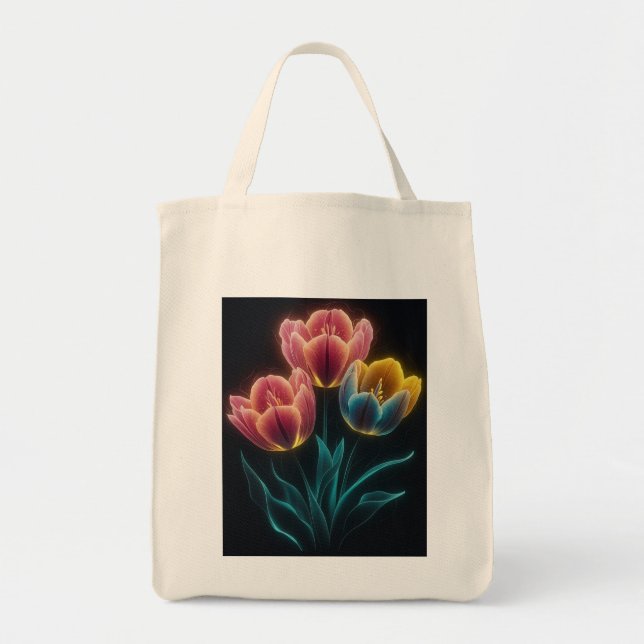 Flowers Tote Bag (Front)