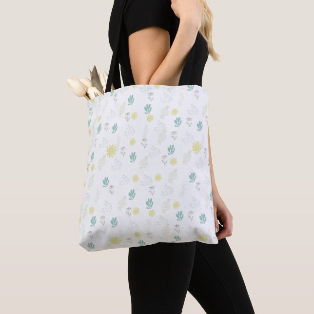 Flowers Tote Bag (Close Up)