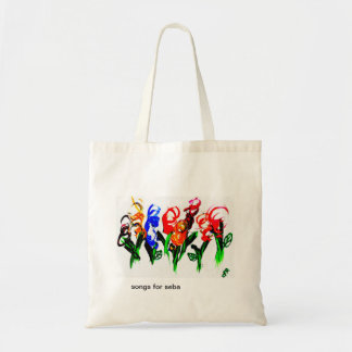 flowers tote bag