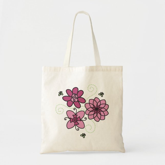 Flowers Tote Bag (Front)