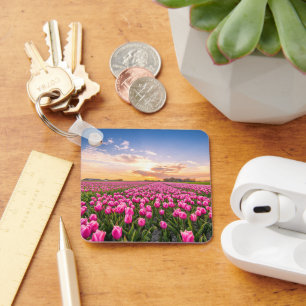Flowers   Tulips South Holland, Netherlands Key Ring