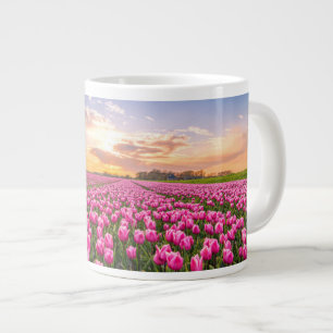 Flowers   Tulips South Holland, Netherlands Large Coffee Mug