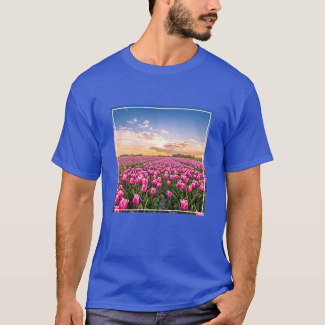 Flowers | Tulips South Holland, Netherlands T-Shirt (Front)