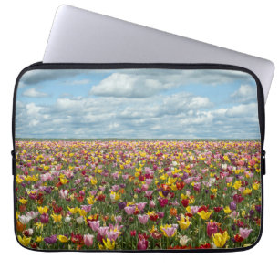 Flowers Tulips Willamette Valley Oregon Laptop Sleeve