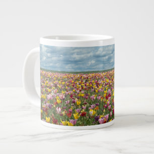 Flowers Tulips Willamette Valley Oregon Large Coffee Mug