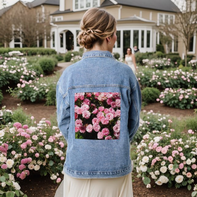 Flowers Ver 1 Denim Jacket (Wedding Back)