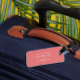 Flowers Violets floral all-over print monogram Lug