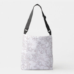 Flowers wall paper 1 crossbody bag