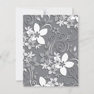 Flowers wall paper 2 card
