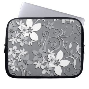 Flowers wall paper 2 laptop sleeve