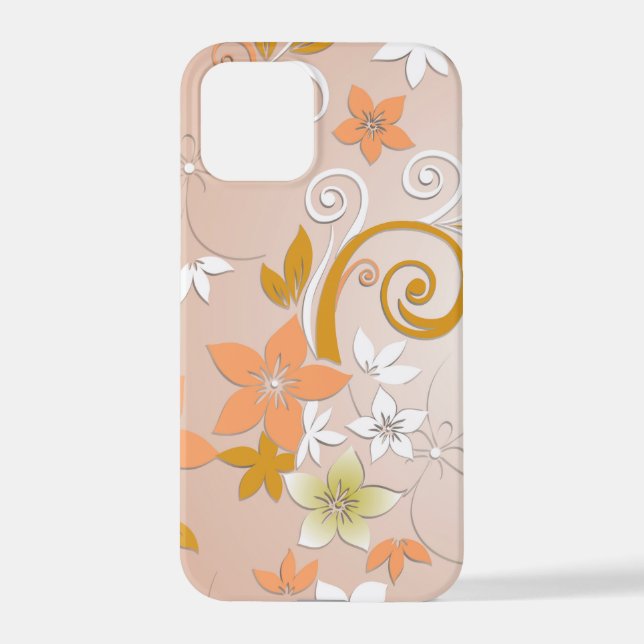 Flowers wall paper 8 iPhone case (Back)