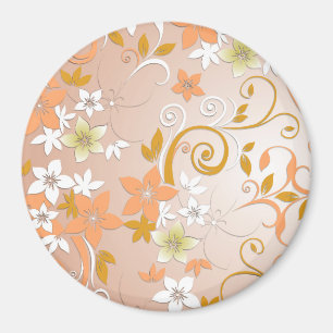 Flowers wall paper 8 magnet