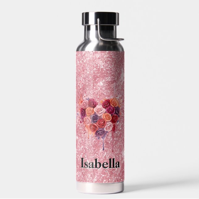 Flowers Water Bottle (Left)