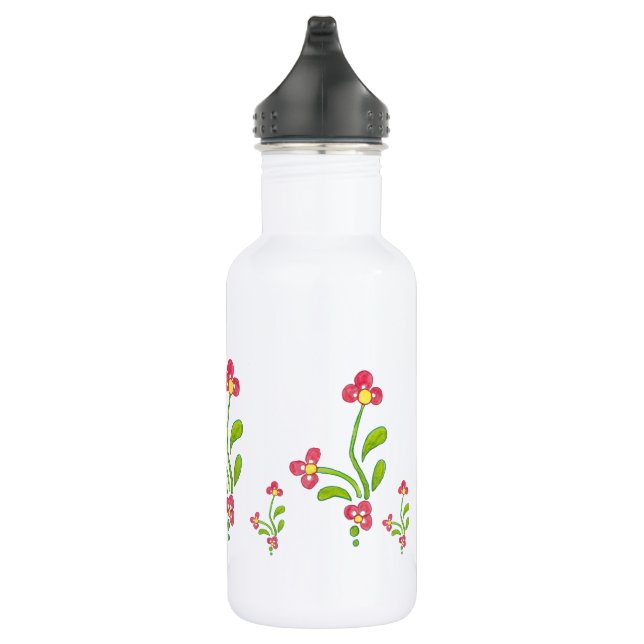 Flowers Water Bottle (Right)