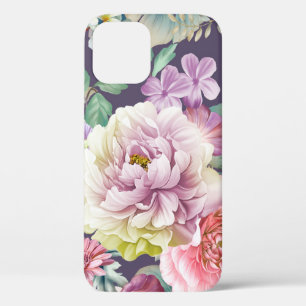 Flowers watercolor illustration. Big Set watercolo iPhone 12 Case