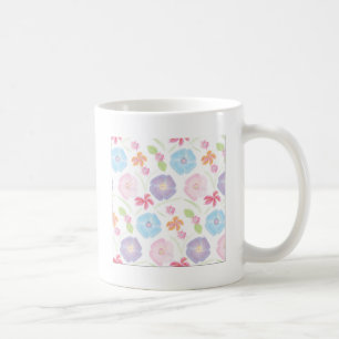 Flowers-Watercolor Soft Pink Elegant Coffee Mug