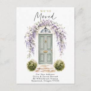 Flowers Welcome Home New Address Postcard