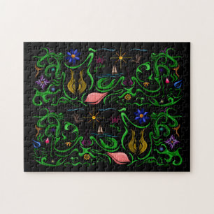 Flowers & Whims~centrality Jigsaw Puzzle