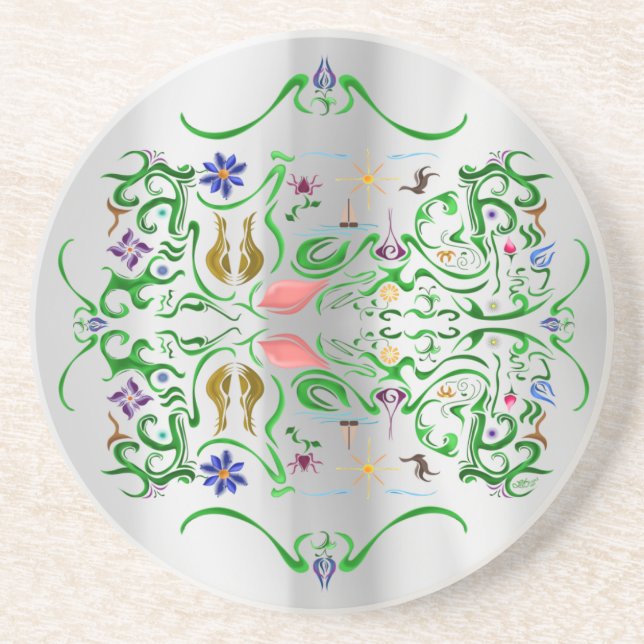 Flowers & Whims~echo Coaster (Front)