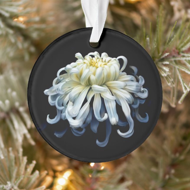 Flowers | White Chrysanthemum Ornament (Tree)