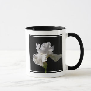 Flowers   White Iris Mug