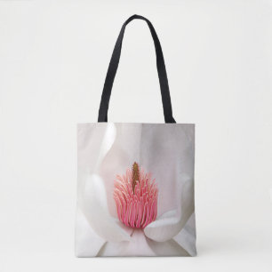 Flowers White Magnolia Tote Bag