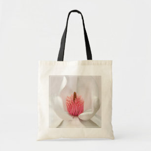 Flowers White Magnolia Tote Bag