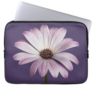 Flowers   White & Purple Daisy Laptop Sleeve