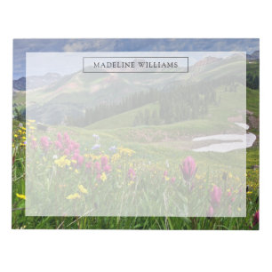 Flowers Wildflowers Durango, Colorado Notepad