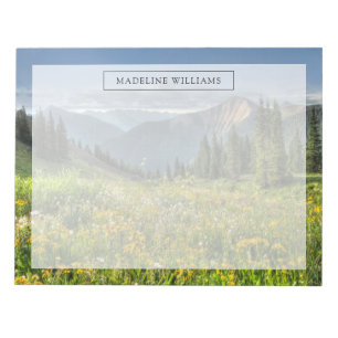 Flowers   Wildflowers Silverton Colorado Notepad
