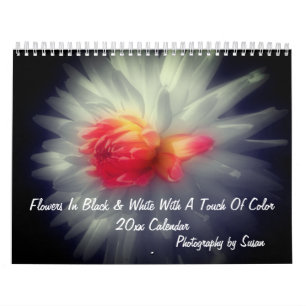 Flowers With A Touch Of Colour  Calendar