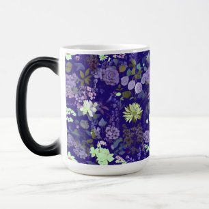 Flowers with an elegant and mysterious atmosphere magic mug