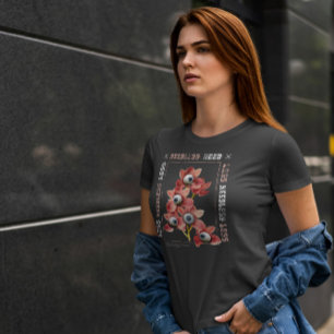 Flowers With Eyes 3D Nature T-Shirt
