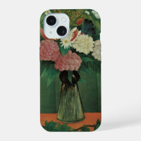 Flowers with Ivy by Henri Rousseau, Vintage Floral
