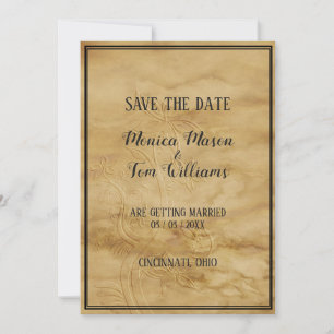 Flowers with Texture Save The Date