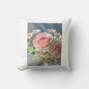 Flowers with timeless extravagant elegance cushion