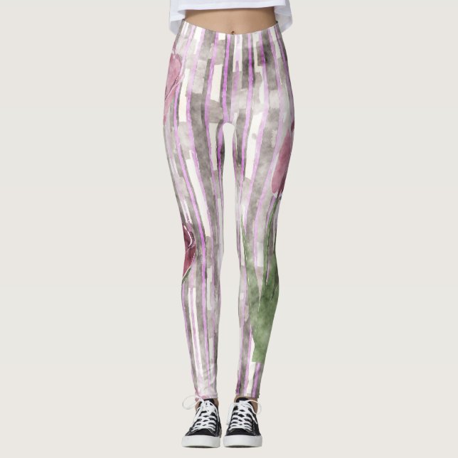 Flowers Women's Leggings (Front)