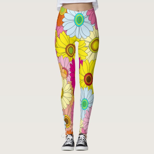 Flowers Women's Leggings (Front)