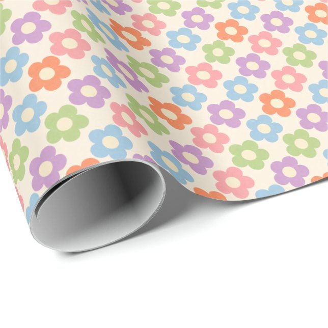 Flowers Wrapping Paper (Roll Corner)