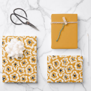 Flowers Wrapping Paper Sheets