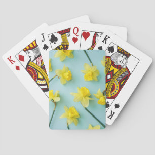 Flowers   Yellow Daffodils Playing Cards