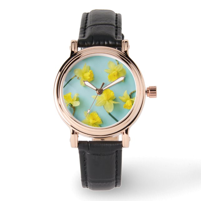 Flowers | Yellow Daffodils Watch (Front)
