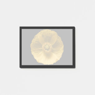 Flowers   Yellow Poppy Post-it Notes