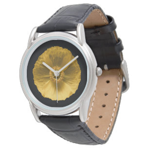 Flowers Yellow Poppy Watch