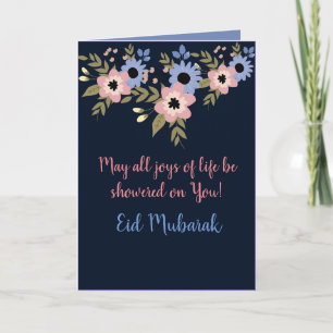 Flowery Eid card