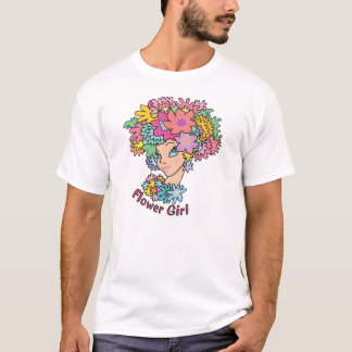 Flowery Flower Girl T-shirt