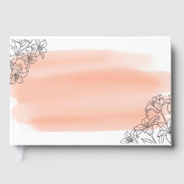 Flowery Guest Book (Front)